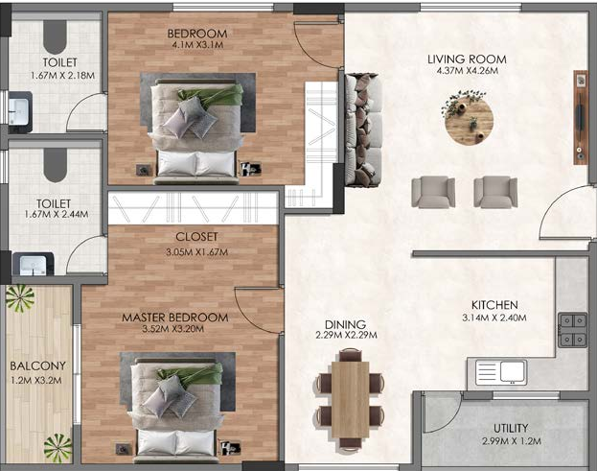 2bhk east phasing 2