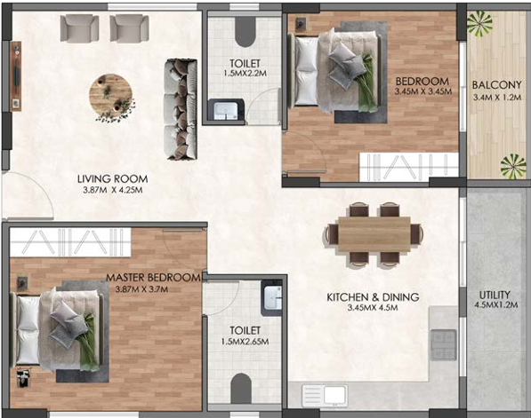 2bhk west phasing 2
