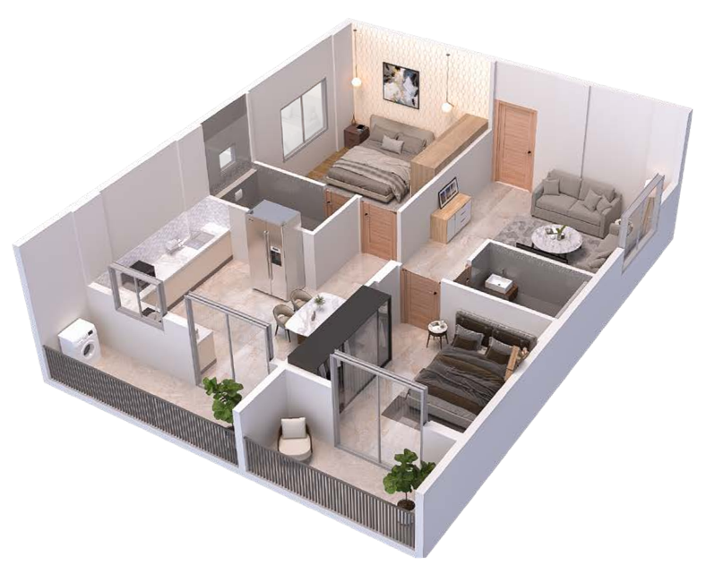 2bhk west phasing